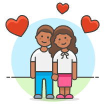 Couple Happy 4 Illustration from UX Colors Set