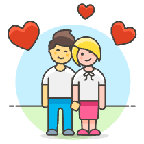 Couple Happy 7 Illustration from UX Colors Set