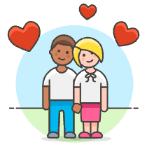 Couple Happy 8 Illustration from UX Colors Set