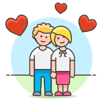 Couple Happy 9 Illustration from UX Colors Set