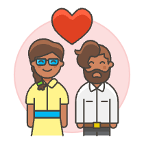 Couple In Love 3 Illustration from UX Colors Set