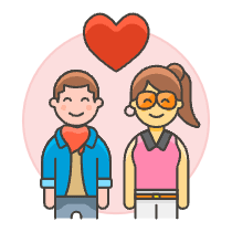 Couple In Love 4 Illustration from UX Colors Set