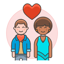 Couple In Love 5 Illustration from UX Colors Set