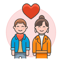 Couple In Love 6 Illustration from UX Colors Set