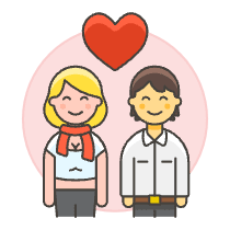 Couple In Love 7 Illustration from UX Colors Set