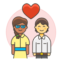 Couple In Love 9 Illustration from UX Colors Set