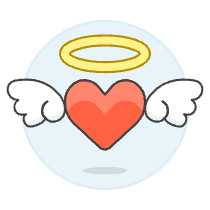 Angelic Heart Illustration from UX Colors Set