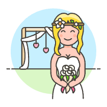 Bride 1 Illustration from UX Colors Set