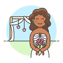 Bride 2 Illustration from UX Colors Set