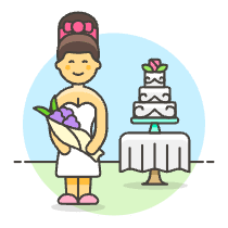 Bride Wedding 2 Illustration from UX Colors Set