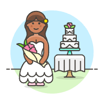 Bride Wedding 3 Illustration from UX Colors Set