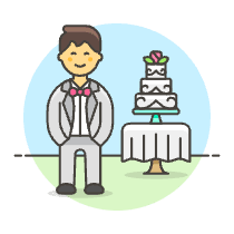 Groom Wedding 3 Illustration from UX Colors Set