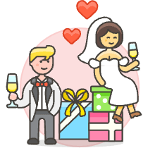 Wedding Celebration 2 Illustration from UX Colors Set