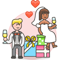 Wedding Celebration 3 Illustration from UX Colors Set