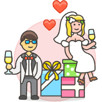Wedding Celebration 4 Illustration from UX Colors Set