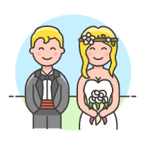 Wedding Couple 9 Illustration from UX Colors Set