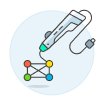 3 D Pen Illustration from UX Colors Set