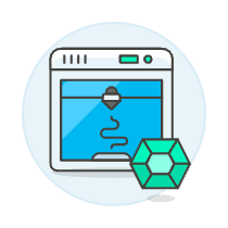 3 D Printing 2 Illustration from UX Colors Set