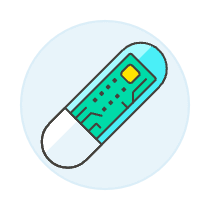 Microchip Illustration from UX Colors Set