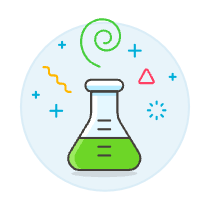 Erlenmeyer Flask Illustration from UX Colors Set