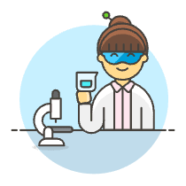 Scientist 1 1 Illustration from UX Colors Set