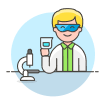 Scientist 1 5 Illustration from UX Colors Set