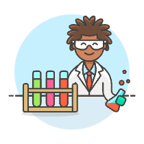 Scientist 4 3 Illustration from UX Colors Set