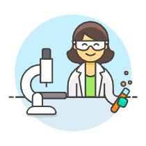 Scientist 4 5 Illustration from UX Colors Set