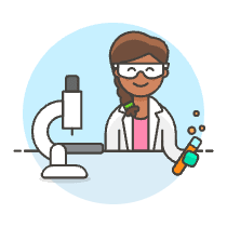 Scientist 4 6 Illustration from UX Colors Set