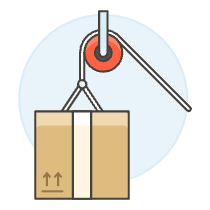Hoisting Illustration from UX Colors Set