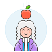 Newton Apple Illustration from UX Colors Set