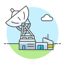Ground Station Illustration from UX Colors Set