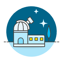 Observatory 2 Illustration from UX Colors Set