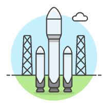 Rocket 1 Illustration from UX Colors Set