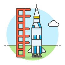 Rocket 2 Illustration from UX Colors Set