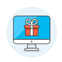 Gift Box Imac 2 Illustration from UX Colors Set