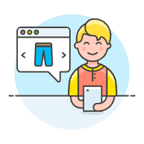 Phone App Catalog 2 Illustration from UX Colors Set