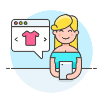 Phone App Catalog 3 Illustration from UX Colors Set