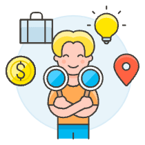 Product Search 2 Illustration from UX Colors Set