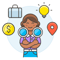 Product Search 5 Illustration from UX Colors Set