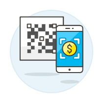 Qr Code Scan Illustration from UX Colors Set