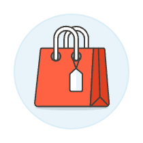 Shopping Bag 2 Illustration from UX Colors Set