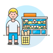 Bakery Shopping 2 5 Illustration from UX Colors Set