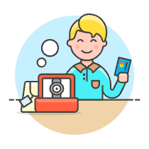 Credit Card Buy 1 Illustration from UX Colors Set
