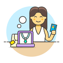 Credit Card Buy 6 Illustration from UX Colors Set