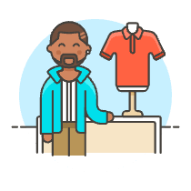Garment Shopping 1 5 Illustration from UX Colors Set