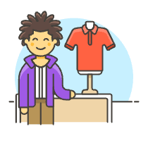 Garment Shopping 1 6 Illustration from UX Colors Set