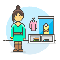 Garment Shopping 2 3 Illustration from UX Colors Set