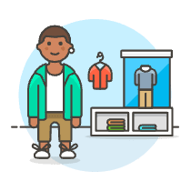 Garment Shopping 2 5 Illustration from UX Colors Set