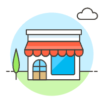 Store Front Illustration from UX Colors Set